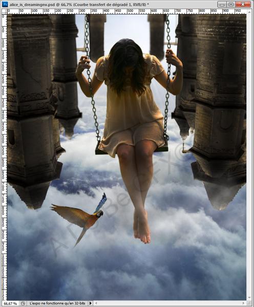 Photomontage « Alice is dreaming »