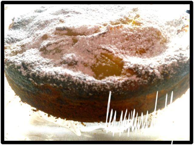 Gateau aux poires et à la crème