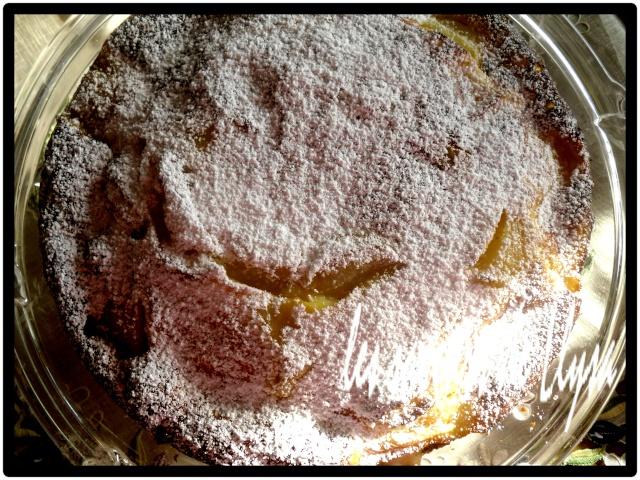 Gateau aux poires et à la crème