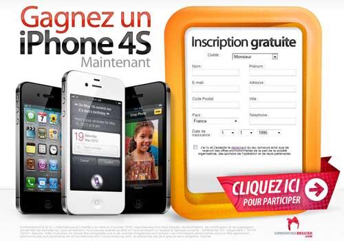 Gagner un iPhone 4S avec Concours de Luxe