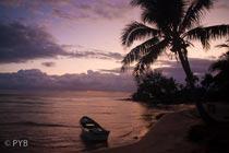 Lever du jour sur Mahambo, Madagascar