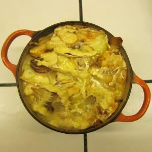 La Recette du cahier de Mélody : gratin de pommes de terre au camembert