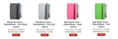 La Smart Cover à 28 € au lieu de 39 €...