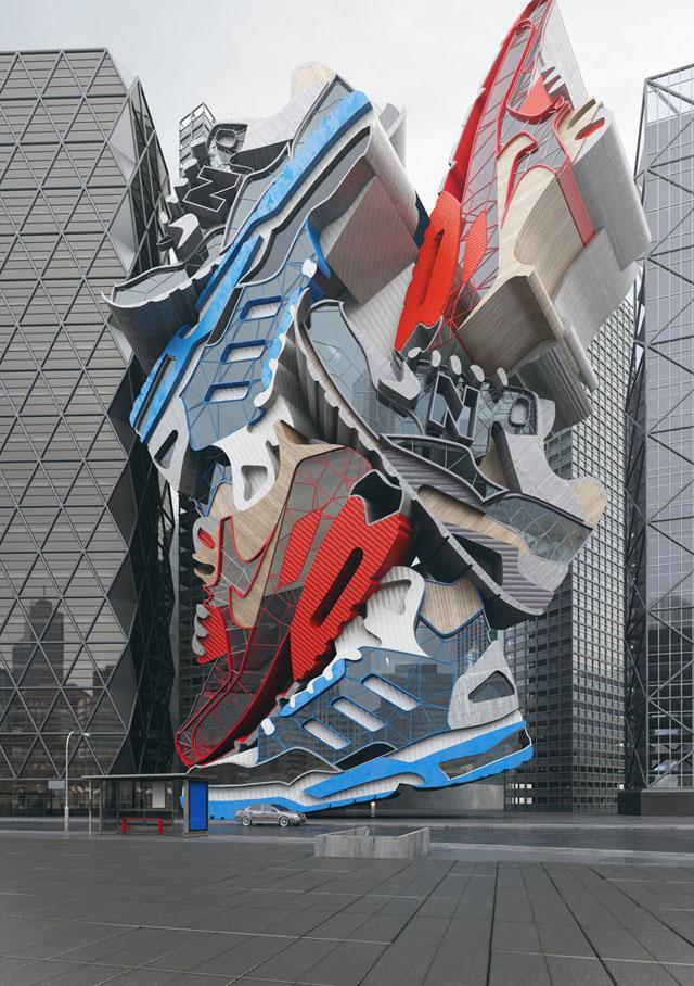 Sneaker Tectonics by Chris Labrooy