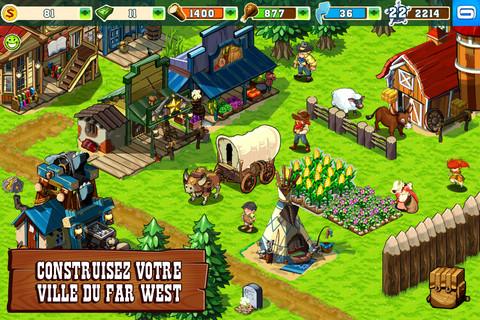 Construisez votre village du Far West avec The Oregon Trail pour iPhone/iPad
