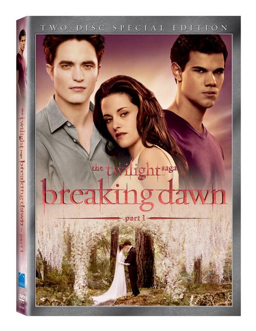 Le DVD/Blu-Ray de Breaking Dawn (USA)