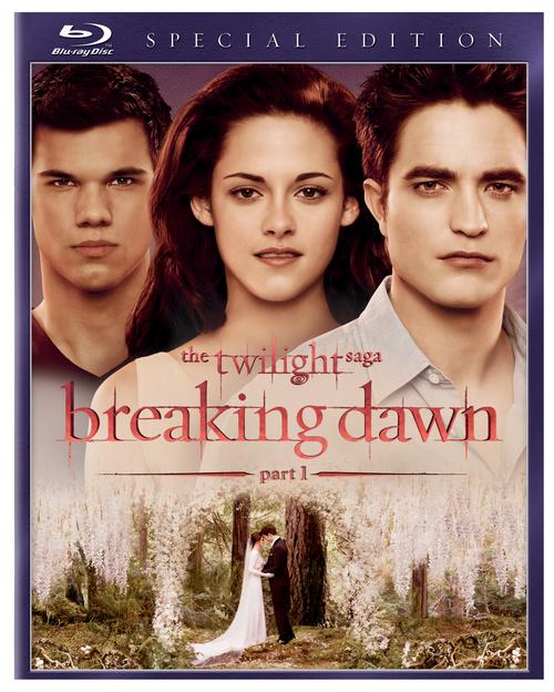 Le DVD/Blu-Ray de Breaking Dawn (USA)