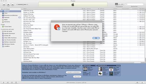 l’iPhone reboot mais simlocké