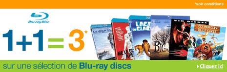 Chez Amazon, 2 Blu Ray achetés, le 3ème offert