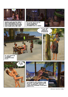 Les sims naufragés