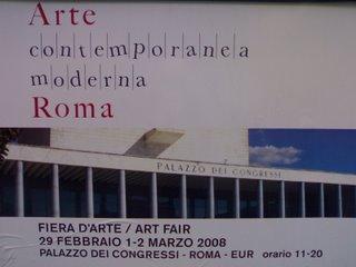 La foire d'art contemporain et moderne de Rome, rome en images, italie