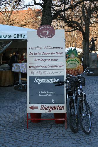 Le panneau de Suppenkueche