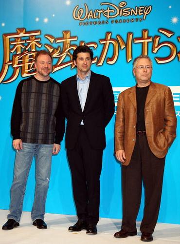 Patrick Dempsey promouvant le film “Enchanted” à Tokyo