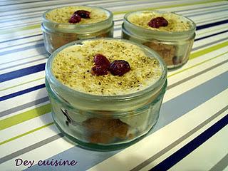 Charlottines pistache & cranberrie