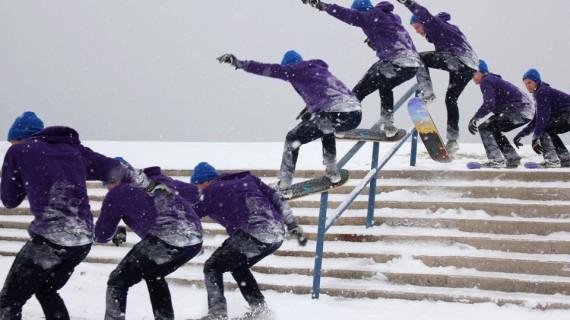 Icon Snowskates : La freeride session de la team !