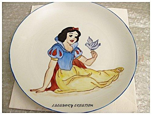 assiette blanche neige fin avant cuisson