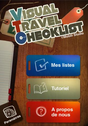 Préparez vos vacances avec Visual Travel Checklist qui passe Gratuit pour une durée limitée