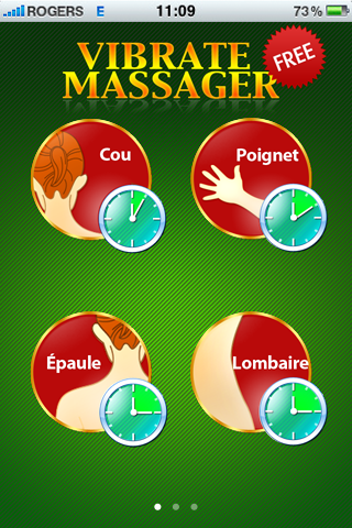 Muscles douloureux, installer gratuitement Vibrante Massager pour iPhone/iPod