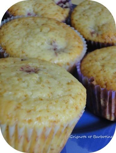 Muffins citron framboise de Nigella Lawson