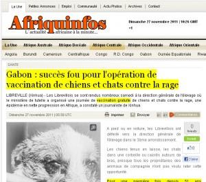 Les News » monde animale  » de la semaine (21 -28/11/2011)