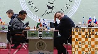  Memorial Tal 2011 : Boris Gelfand (2744) 1/2 Viswanathan Anand (2811) © site officiel 
