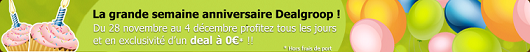 Dealgroop: Chaque jour un produit gratuit du 28 Novembre au 4 Décembre 2011.