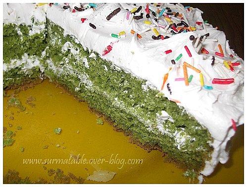 The Gateau Vert Le Gateau Vert Sans Colorant Vert Gateau Surprise Paperblog