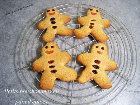 Petits bonshommes en pain d'épices