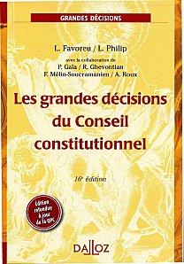 Les grandes décisions du Conseil constitutionnel 2011