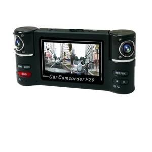 Camera HD double lentille avec partage ecran sur LCD et vision de Nuit