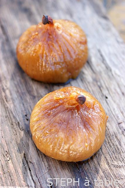 Recettes apéritif de Noël #2: Figues pochées au Montbazillac, cœur de foie gras