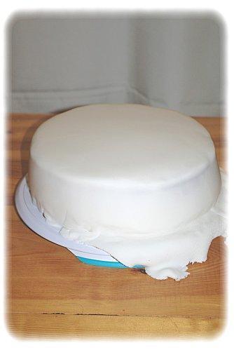 Gâteau sur deux étages Préparation piece monteeIII