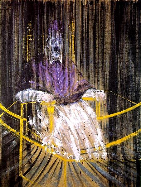 Francis Bacon Study after Velazquez's Portrait of Pope Innocent X Painting