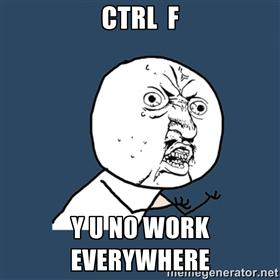 ctrl f Connaissez vous le raccourci CTRL+F ?