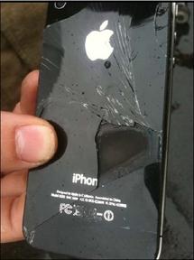 iphone explose Un iPhone explose après un vol en avion!