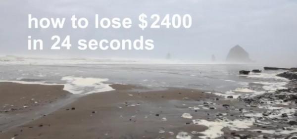 2400 dollars 24 secondes 600x281 Comment perdre 2400$ en 24 secondes seulement ?