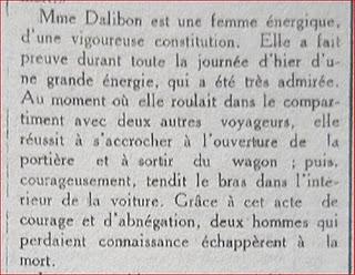 CATASTROPHE de MONTREUIL-BELLAY1911HONNEUR à MARIE D...