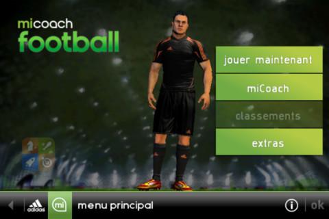 miCoach Football pour iPhone de Adidas devient Gratuit