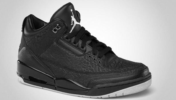 air jordan iii retro flip black metallic silver 2 Air Jordan III (3) Black Flip dispo