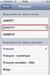 iphone4s clavier 3 Siri: comment activer la fonctionnalité Dictée sur le clavier QWERTY du iPhone [Québec]