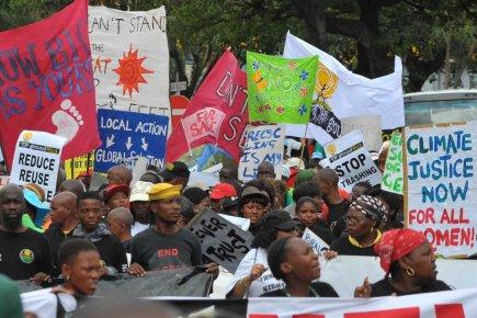 La rue sud-africaine se fait entendre à Durban