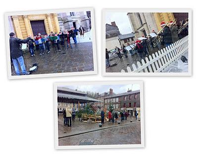 Petit concert de cuivres autours des chants de noièl 2011 à bernay...
