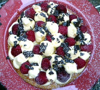 Galette Sablée Aux Framboises