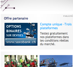 Saxo joue sur les options binaires: nasillard!