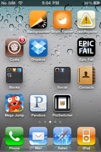 Gridlock , tweak cydia pour placer vos icônes n’importe où sur le SpringBoard