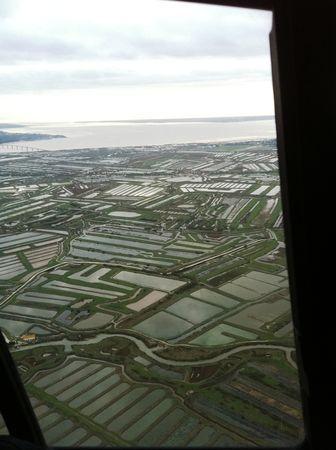 Marennes, ma belle... survol_claires