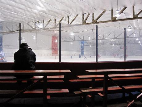 hockey sur glace spectateur