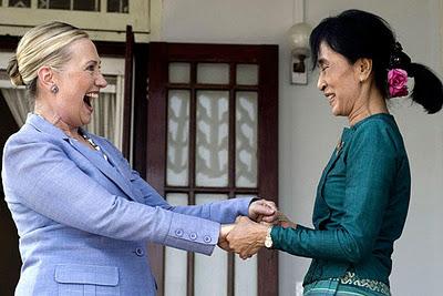 Hillary Clinton Aung San Suu Kyi