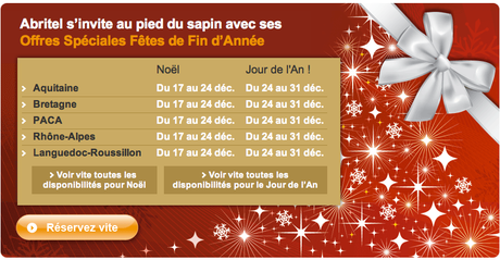 Fêtes de fin d’année : Votre location à moins de 300€/semaine