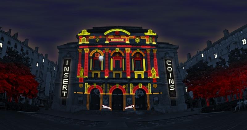 Image Fête des Lumières - Place des Célestins - Lyon